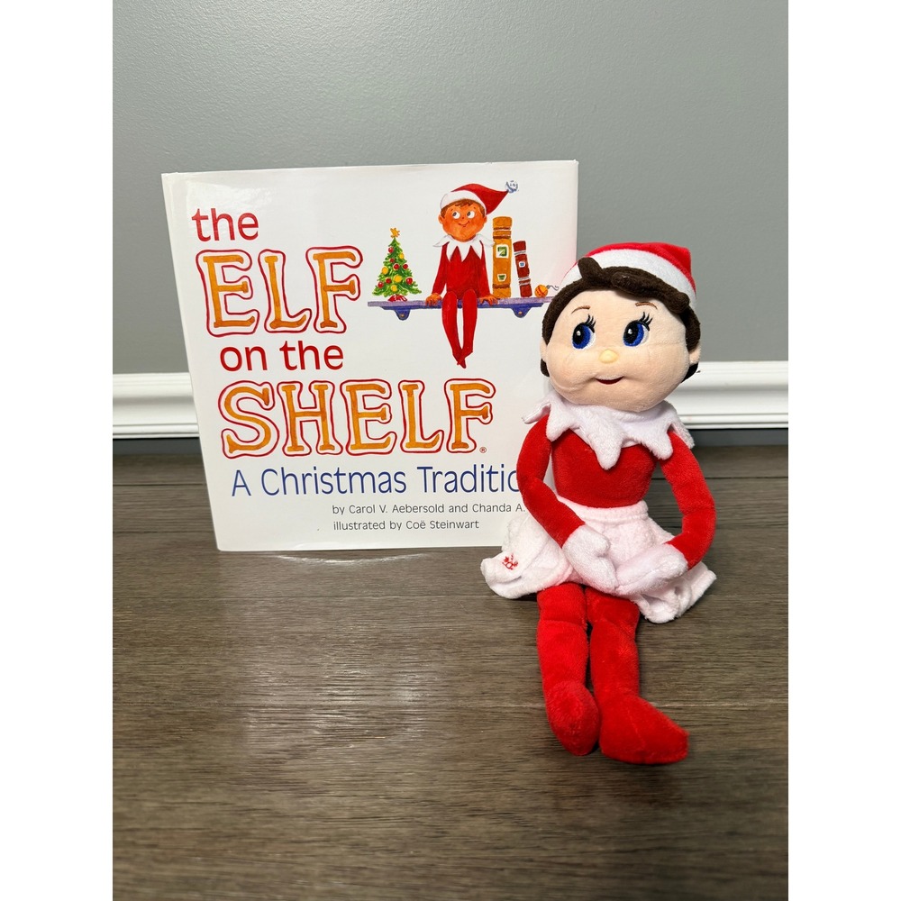 The Elf on the‎ Shelf: A Christmas Tradition Hardcover Book & Plush Set Girl Elf